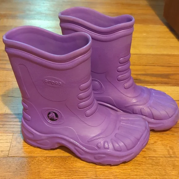 CROCS | Shoes | Crocs Purple Rain Boots | Poshmark display picture 1